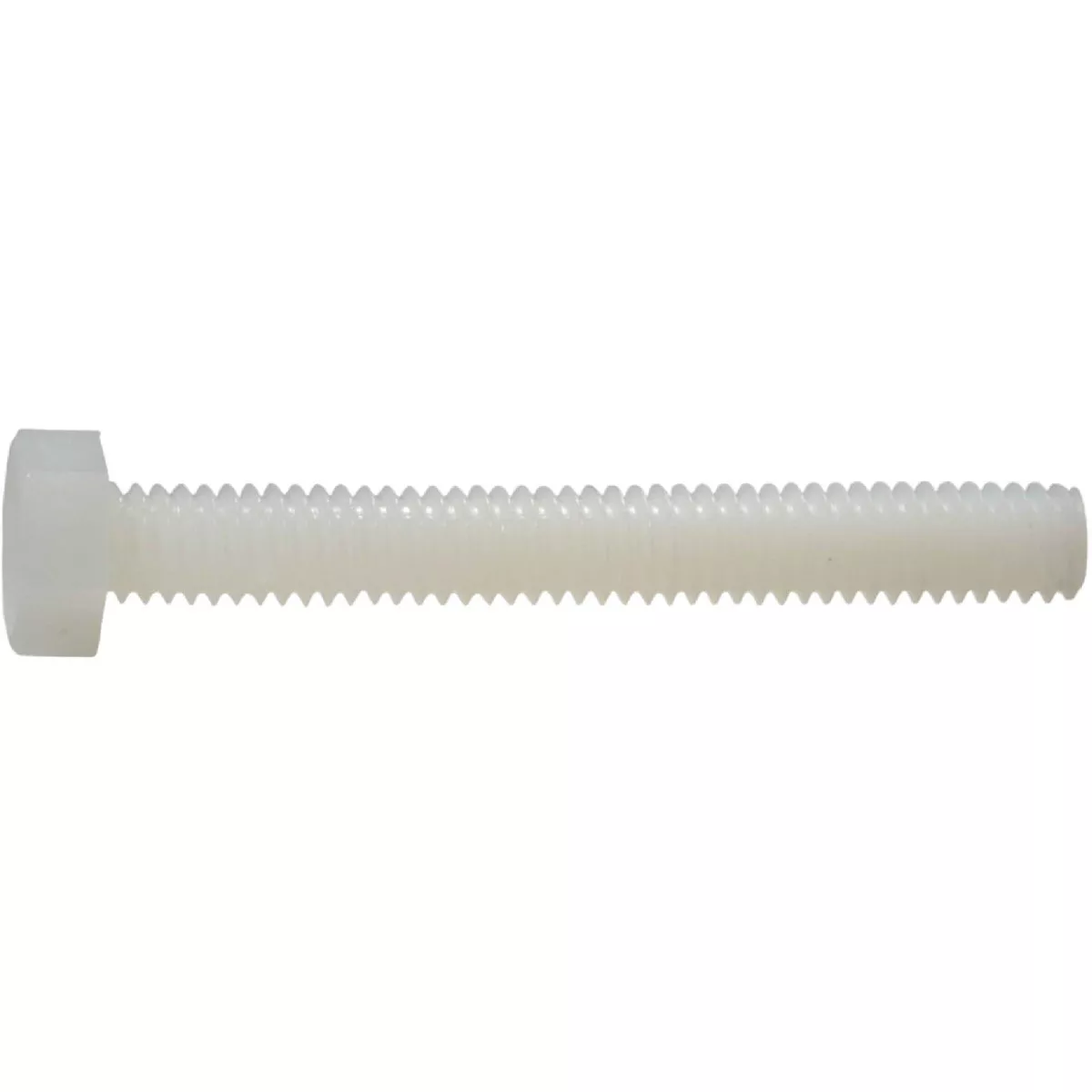 Midwest Fastener 5/16 In.-18 x 2-1/2 In. Nylon Plastic Coarse Thread Hex Cap Screws (8 Ct.)