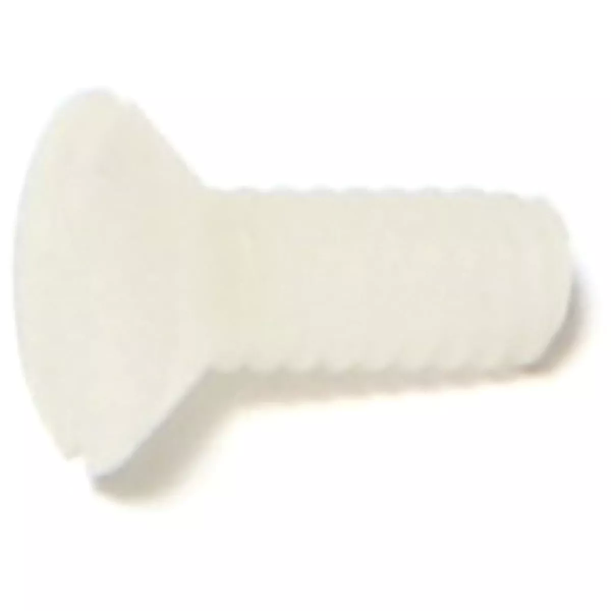 Midwest Fastener #10-24 x 1/2 In. Nylon Plastic Coarse Thread Slotted ...
