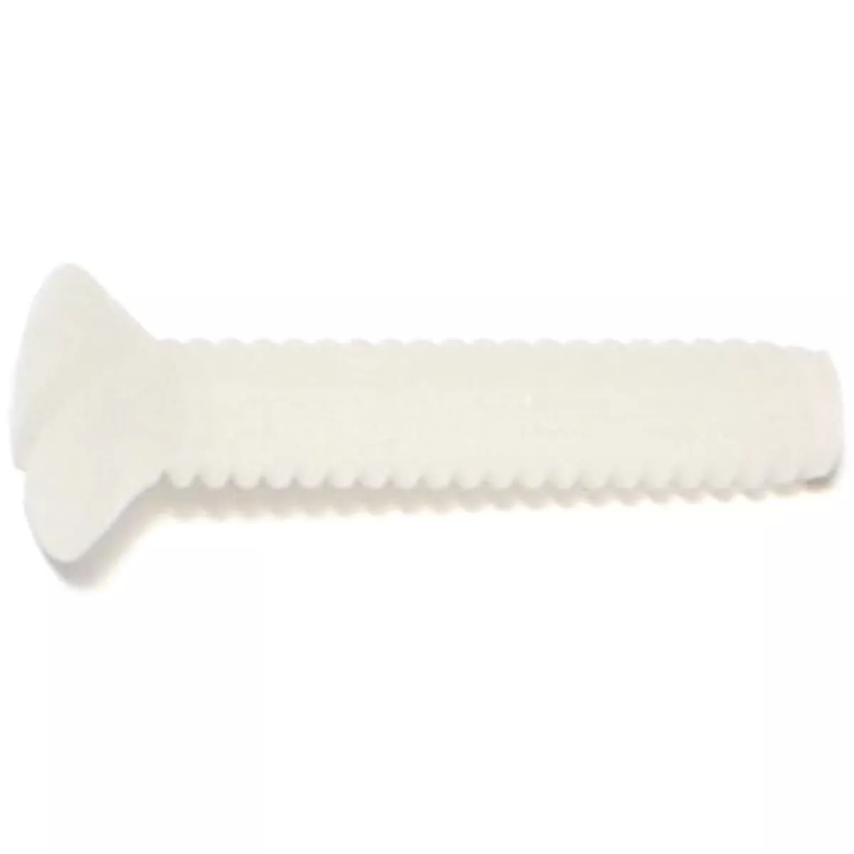Midwest Fastener #10-24 x 1 In. Nylon Plastic Coarse Thread Slotted ...