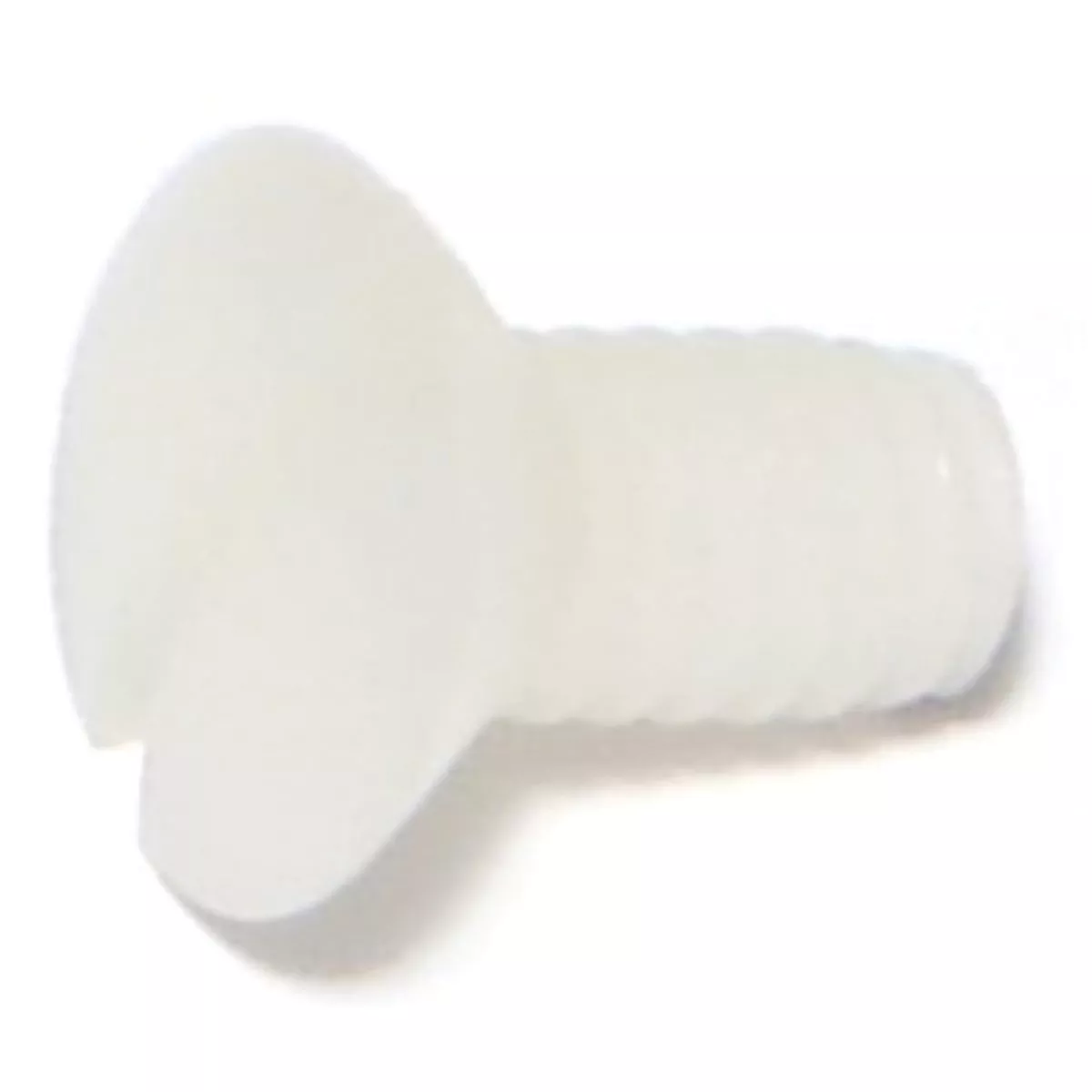Midwest Fastener 1/4 In.-20 x 1/2 In. Nylon Plastic Coarse Thread Slotted Oval Head Machine Screws (10 Ct.)