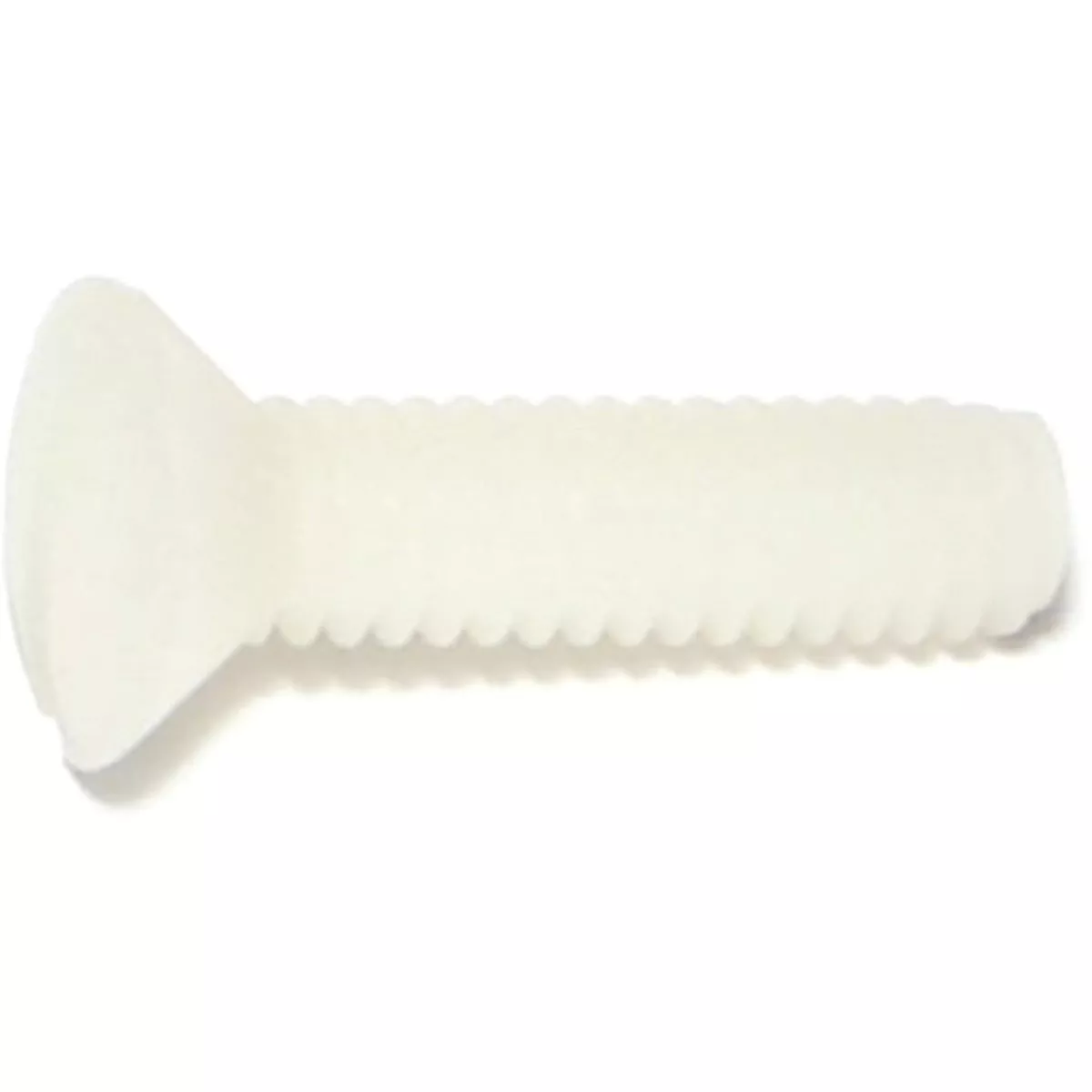 Midwest Fastener 1/4 In.-20 x 1 In. Nylon Plastic Coarse Thread Slotted Oval Head Machine Screws