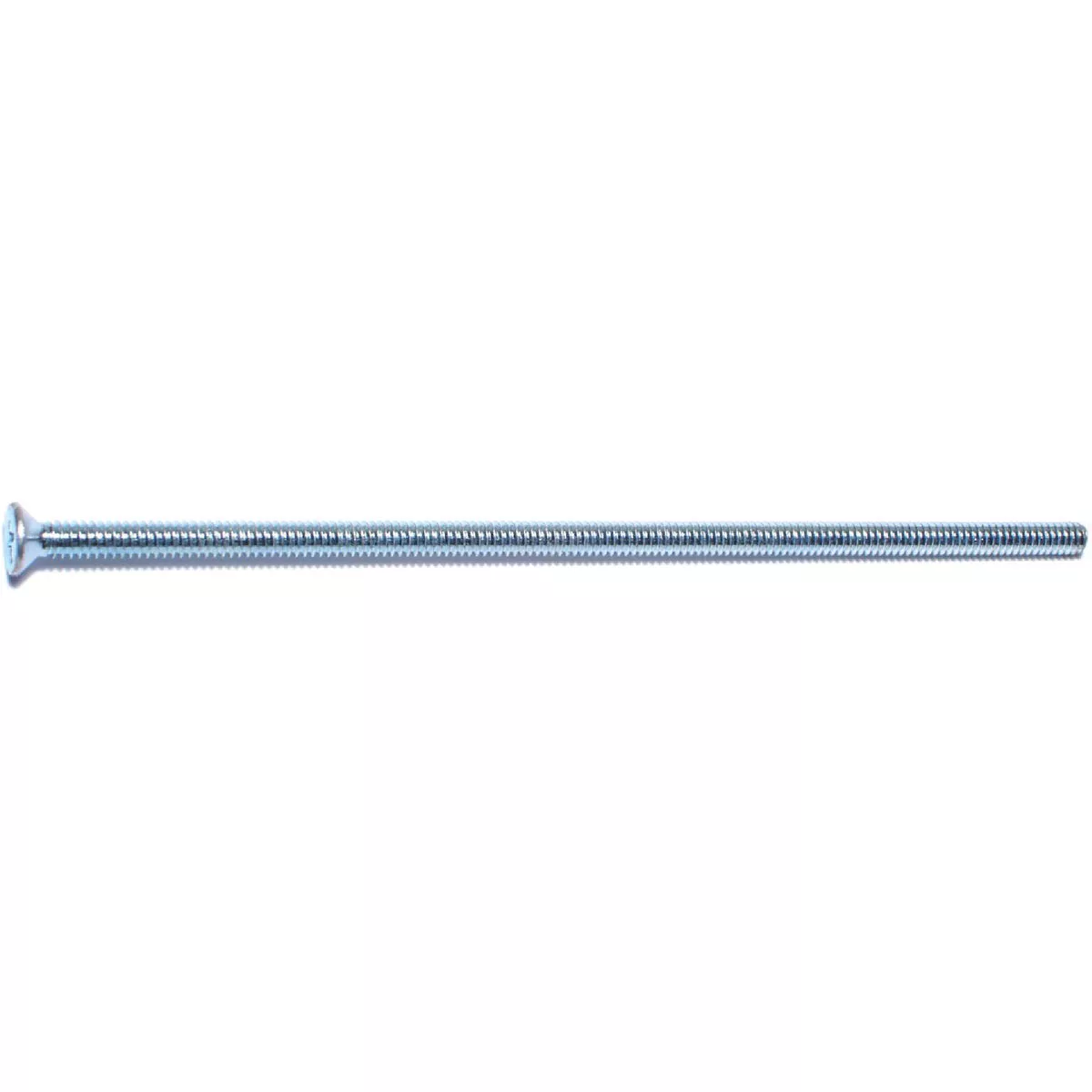 Midwest Fastener #10-24 x 6 In. Zinc Plated Steel Coarse Thread Phillips Flat Head Machine Screws