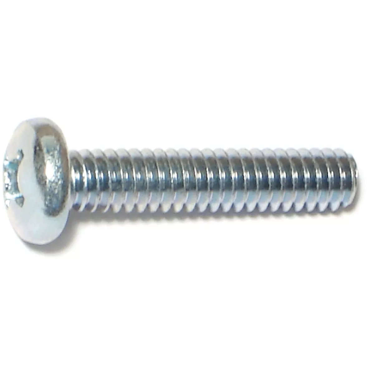 Midwest Fastener 1/4 In.-20 x 1-1/4 In. Zinc Plated Steel Coarse Thread Phillips Pan Head Machine Screws (25 Ct.)-