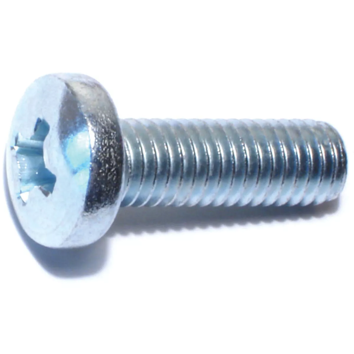 Midwest Fastener 3/8 In.-16 x 1-1/4 In. Zinc Plated Steel Coarse Thread Phillips Pan Head Machine Screws (10 Ct.)-
