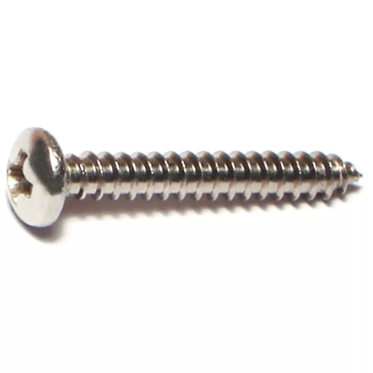 Midwest Fastener #6 x 1 In. 18-8 Stainless Steel Phillips Pan Head Sheet Metal Screws (25 Ct.)-