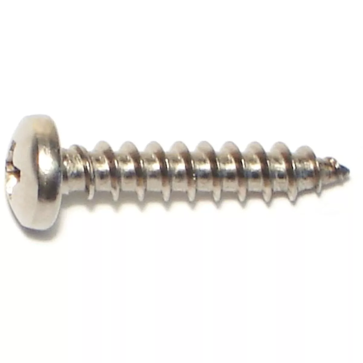 Midwest Fastener #10 x 1 In. 18-8 Stainless Steel Phillips Pan Head Sheet Metal Screws (15 Ct.)