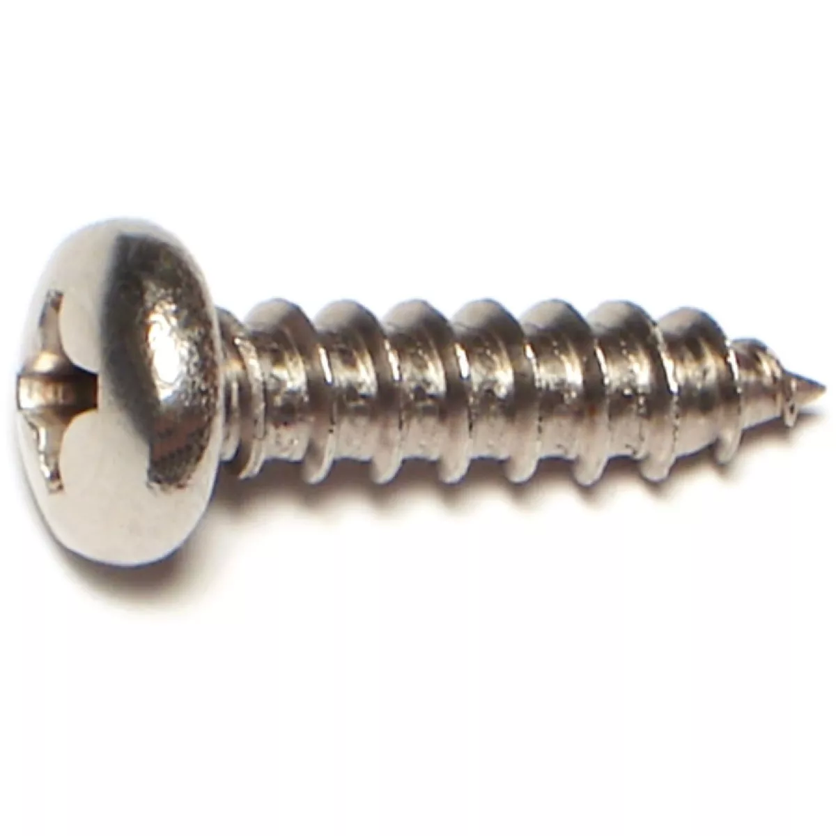 Midwest Fastener #14 x 1 In. 18-8 Stainless Steel Phillips Pan Head Sheet Metal Screws (10 Ct.)