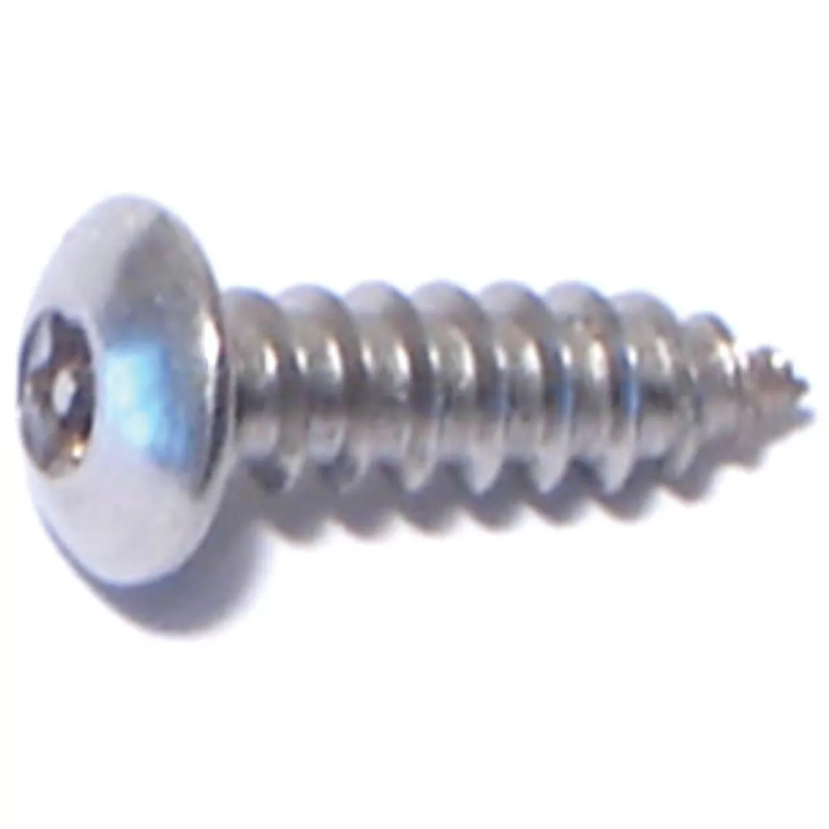 Midwest Fastener #6 x 1/2 In. 18-8 Stainless Steel Security Star Drive Button Head Sheet Metal Screws