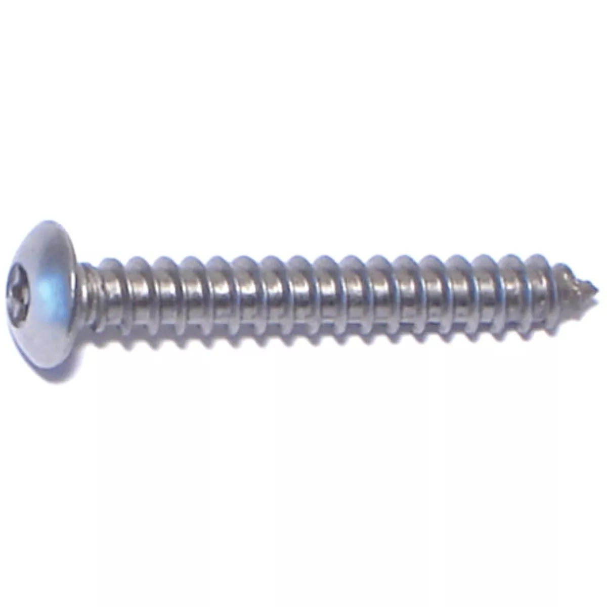 Midwest Fastener #6 x 1 In. 18-8 Stainless Steel Security Star Drive Button Head Sheet Metal Screws