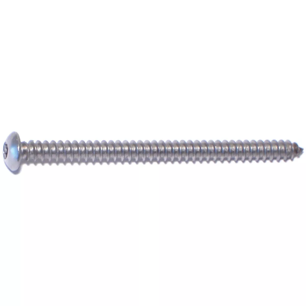 Midwest Fastener #6 x 2 In. 18-8 Stainless Steel Security Star Drive Button Head Sheet Metal Screws