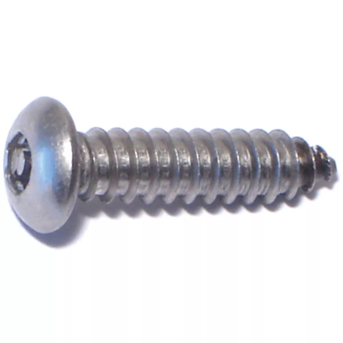 Midwest Fastener #14 x 1 In. 18-8 Stainless Steel Security Star Drive Button Head Sheet Metal Screws (8 Ct.)-