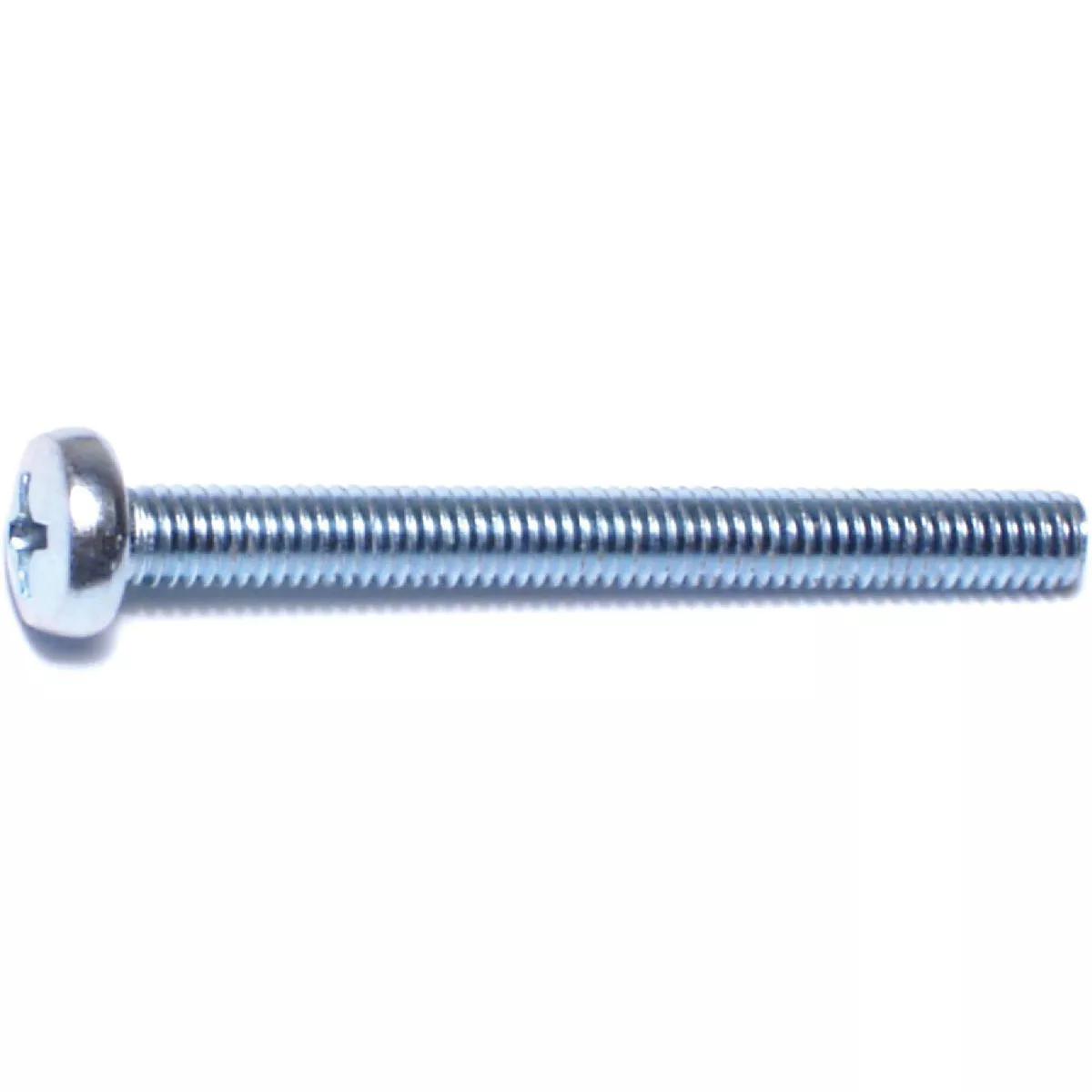 Midwest Fastener 4mm-0.7 x 40mm Zinc Plated Class 4.8 Steel Coarse Thread Phillips Pan Head Machine Screws