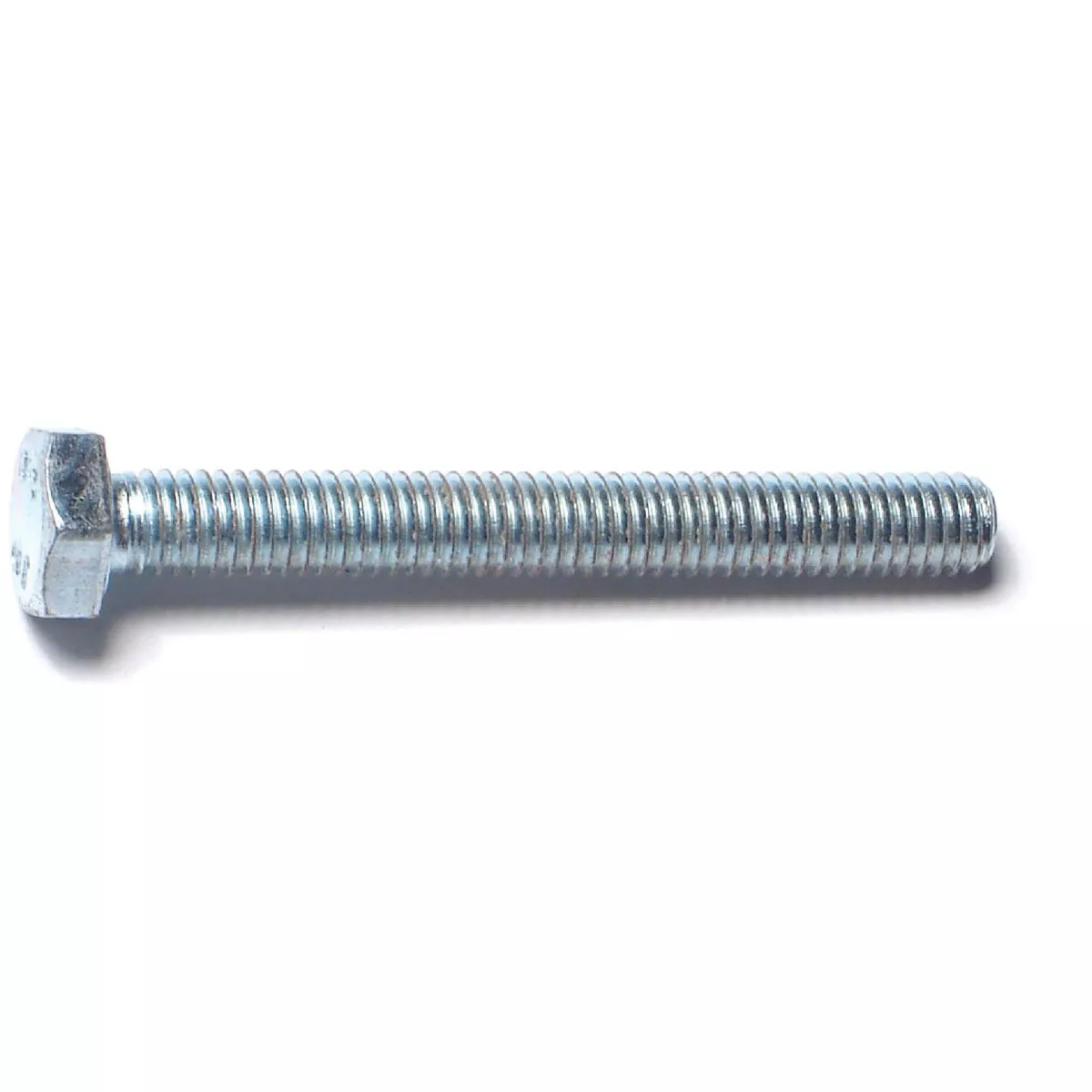 Midwest Fastener 6mm-1.0 x 50mm Zinc Plated Class 8.8 Steel Coarse Thread Hex Cap Screws (12 Ct.)-