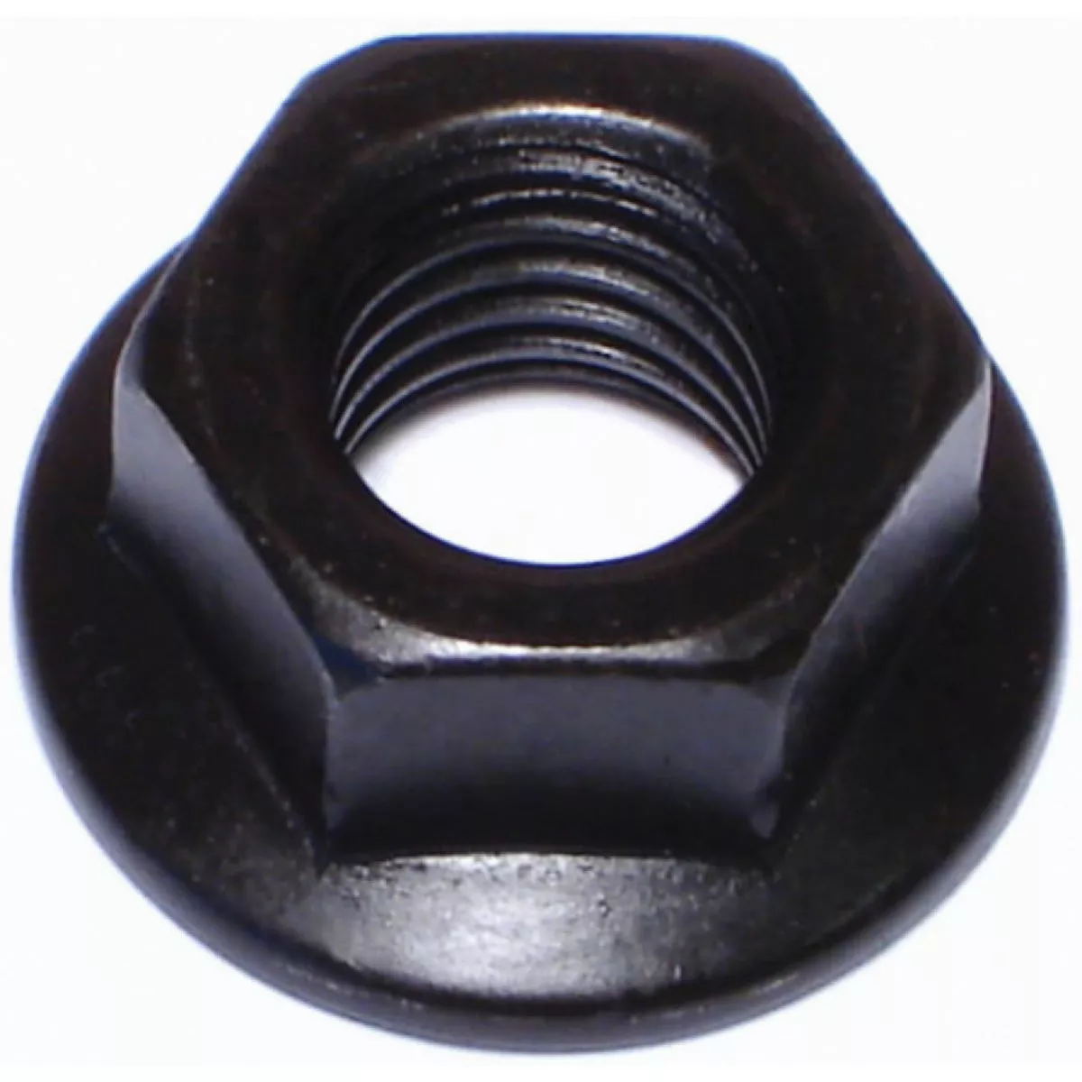 Midwest Fastener 12mm-1.75 Black Phosphate Class 10 Steel Coarse Thread Flange Nuts - photo 2