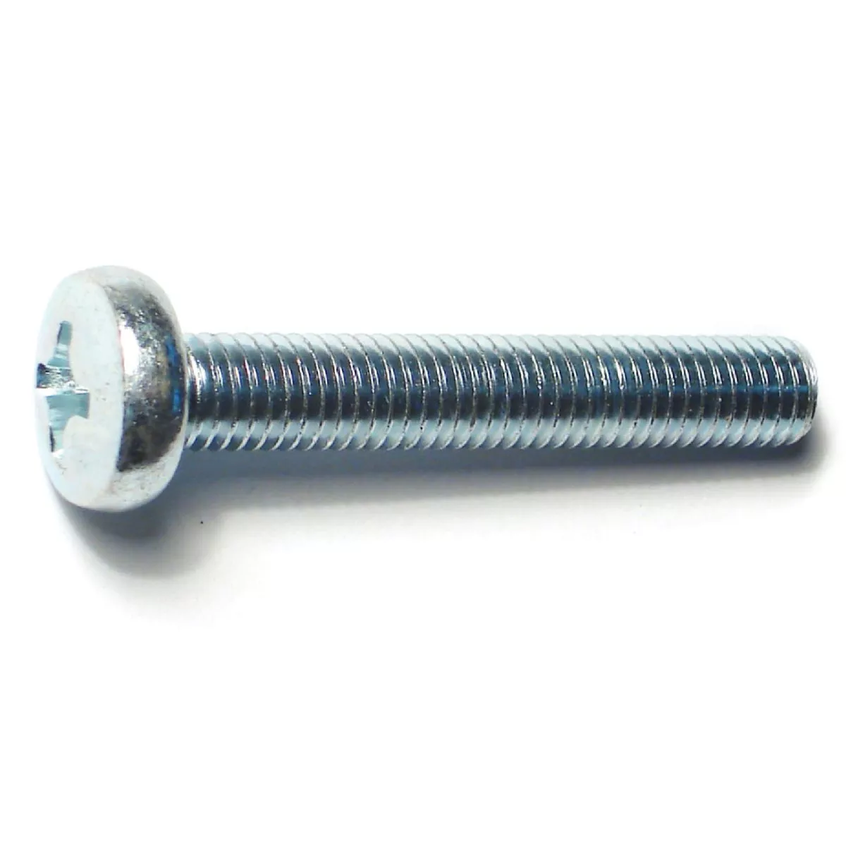 Midwest Fastener 8mm-1.25 x 50mm Zinc Plated Class 4.8 Steel Coarse Thread Phillips Pan Head Machine Screws (10 Ct.)