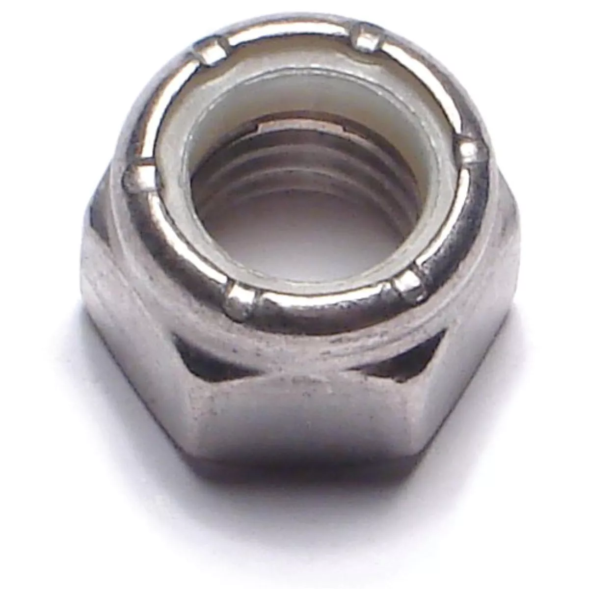 Midwest Fastener 7/16 In.-14 18-8 Stainless Steel Coarse Thread Nylon Insert Lock Nuts (8 Ct.)