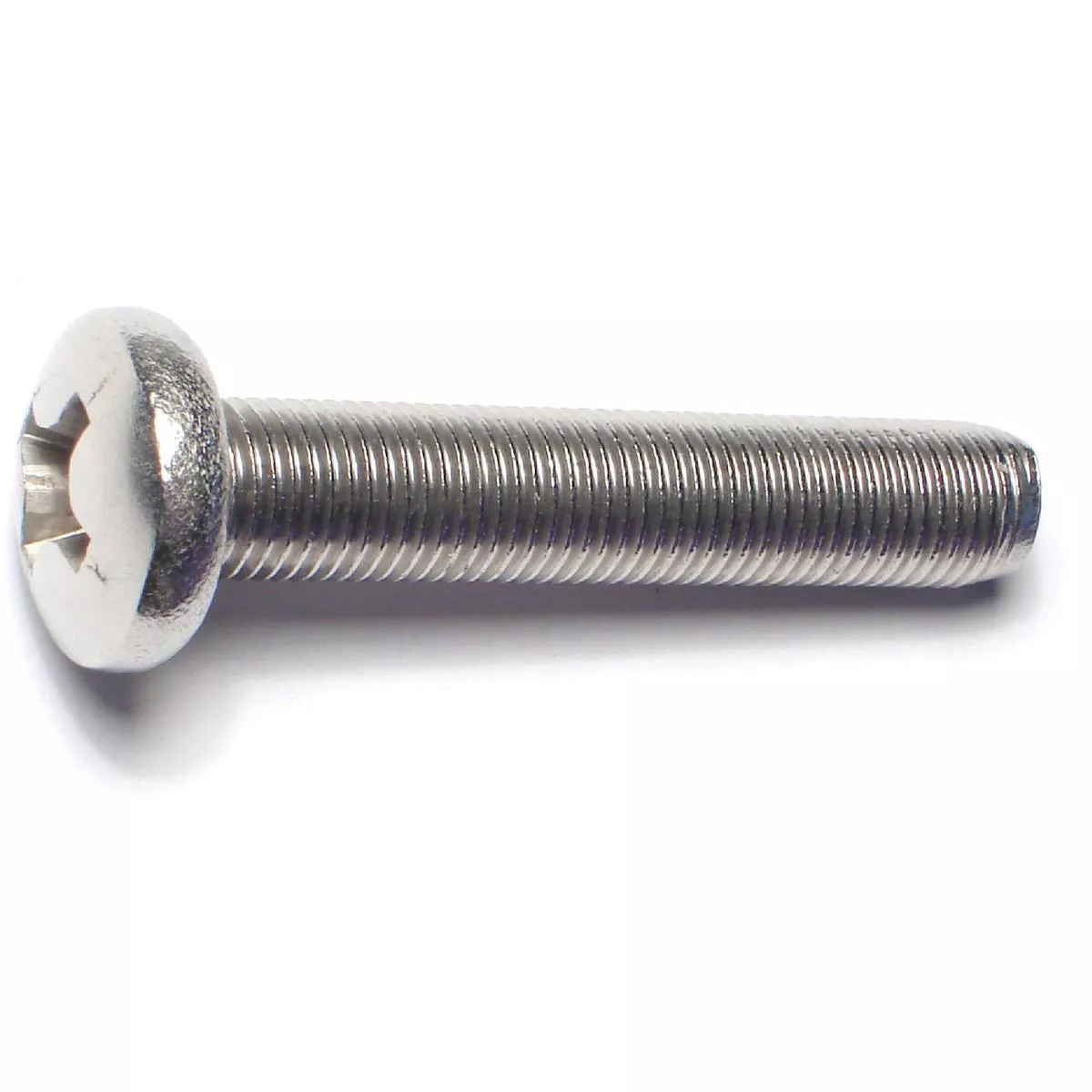 Midwest Fastener 3/8 In.-24 x 2 In. 18-8 Stainless Steel Fine Thread Phillips Pan Head Machine Screws