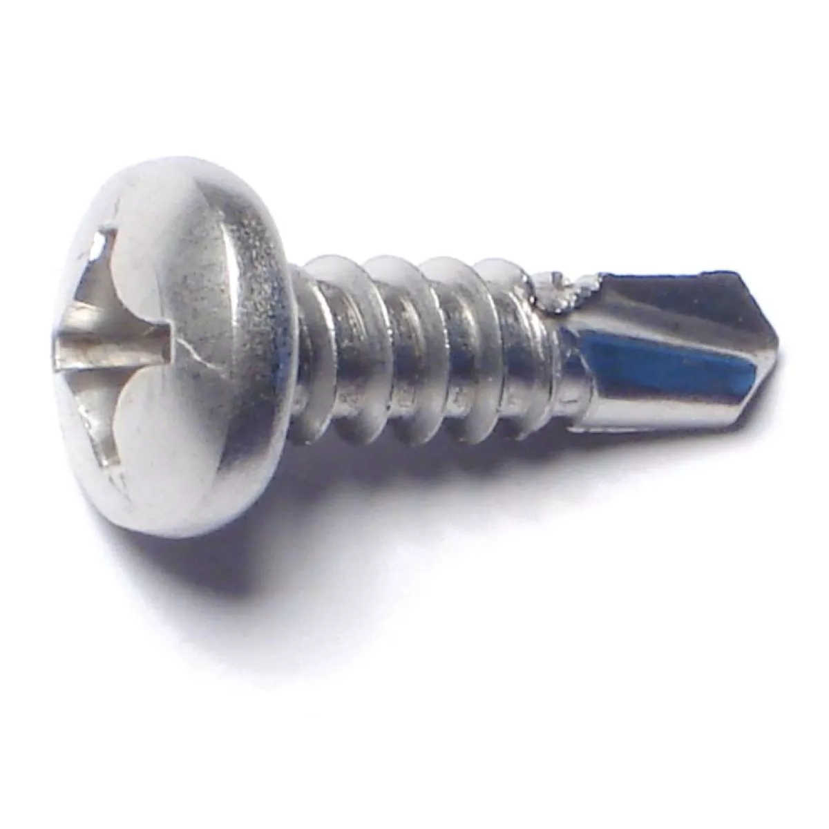 Midwest Fastener #12-14 x 3/4 In. 410 Stainless Steel Phillips Pan Head Self-Drilling Screws (12 Ct.) - photo 2