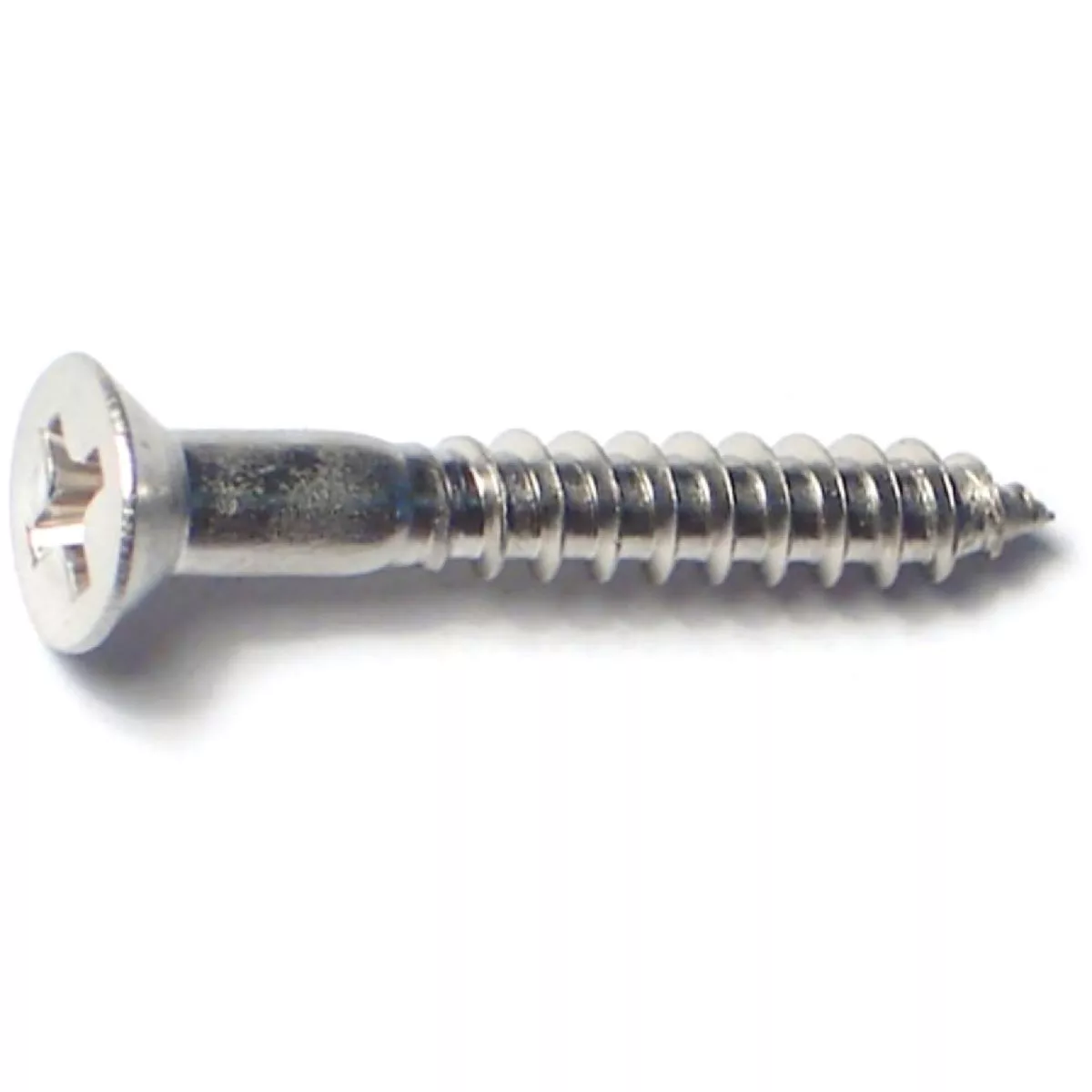 Midwest Fastener #6 x 1 In. 18-8 Stainless Steel Phillips Flat Head Wood Screws (30 Ct.)- - photo 2