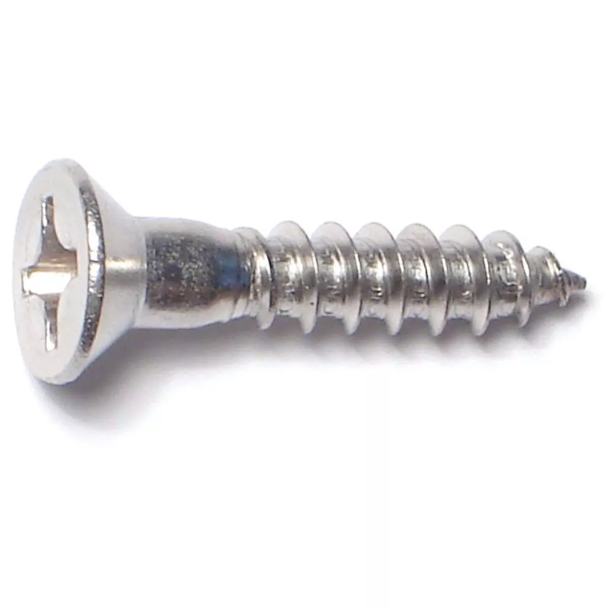 Midwest Fastener #10 x 1 In. 18-8 Stainless Steel Phillips Flat Head Wood Screws (12 Ct.) - photo 2