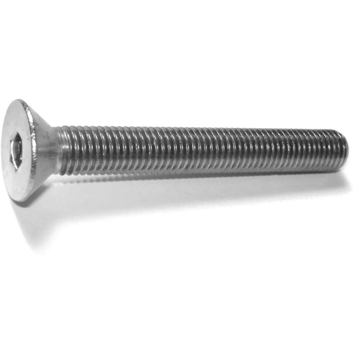 Midwest Fastener 1/4 In.-28 x 2 In. 18-8 Stainless Steel Fine Thread Flat Head Socket Cap Screws (4 Ct.)-
