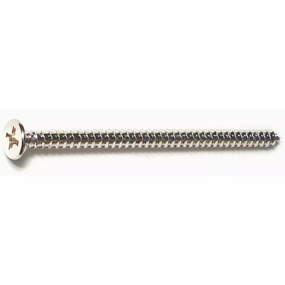 Midwest Fastener #9 x 3 In. Chrome Plated Steel Phillips Flat Head Hinge Screws