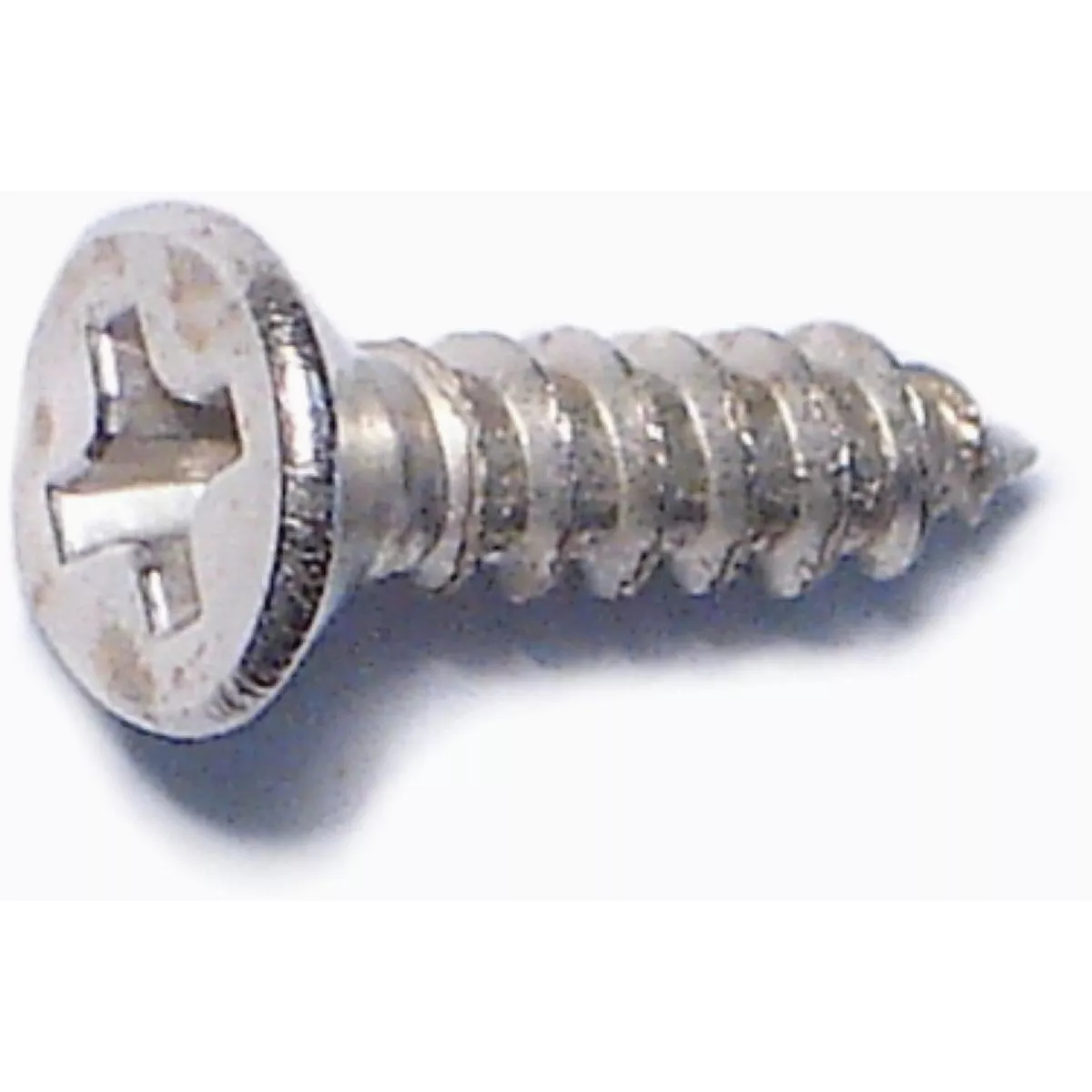 Midwest Fastener #5 x 1/2 In. Satin Nickel Plated Steel Phillips Flat Head Hinge Screws