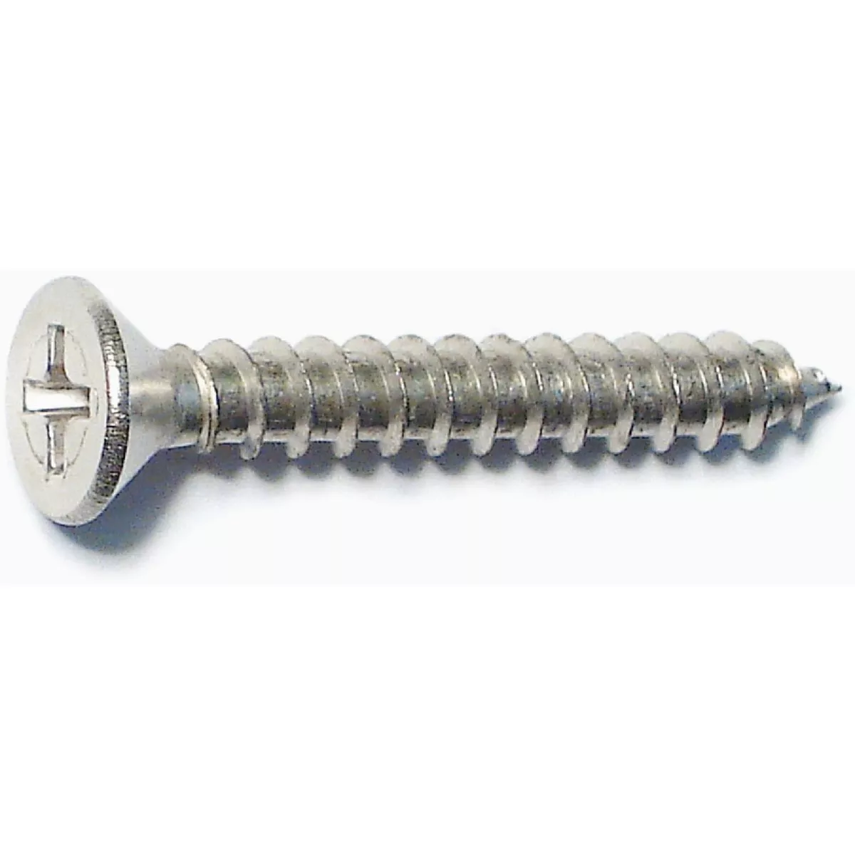 Midwest Fastener #9 x 1-1/4 In. Satin Nickel Plated Steel Phillips Flat Head Hinge Screws (25 Ct.)