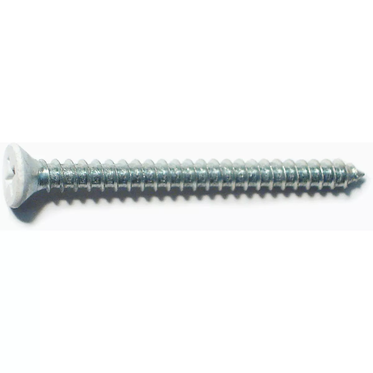 Midwest Fastener #9 x 2 In. White Steel Phillips Flat Head Hinge Screws (12 Ct.)-