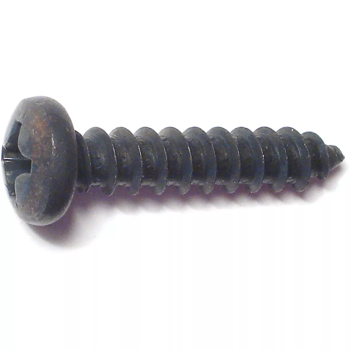 Midwest Fastener #14 x 1-1/4 In. Black Steel Phillips Pan Head Sheet Metal Screws (6 Ct.)
