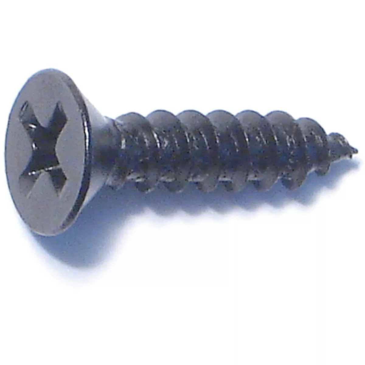 Midwest Fastener #8 x 3/4 In. Black Steel Phillips Flat Head Sheet Metal Screws (20 Ct.)