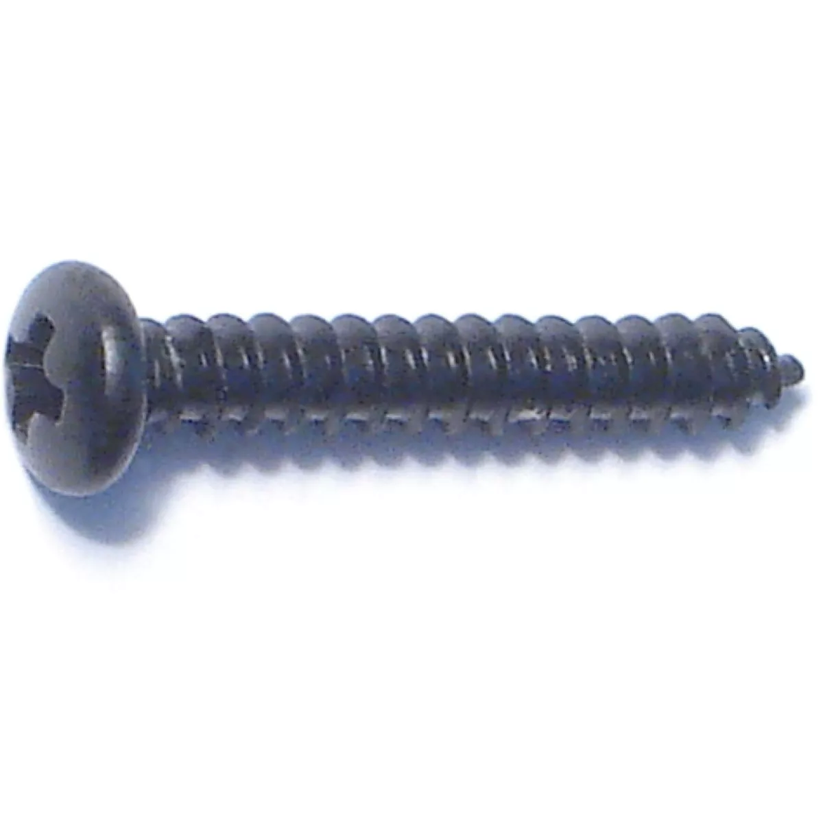 Midwest Fastener #4 x 3/4 In. Black Steel Phillips Pan Head Sheet Metal Screws