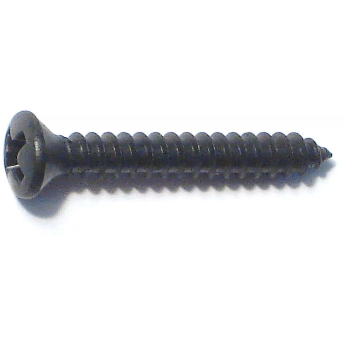 Midwest Fastener #4 x 1 In. Black Steel Phillips Flat Head Sheet Metal Screws (30 Ct.) - photo 2