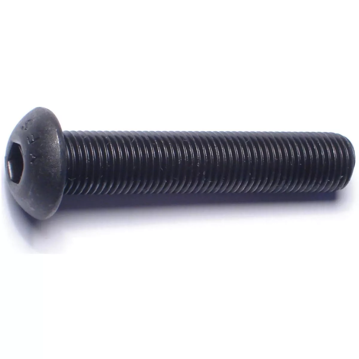 Midwest Fastener 3/8 In.-24 x 2 In. Plain Steel Fine Thread Button Head Socket Cap Screws