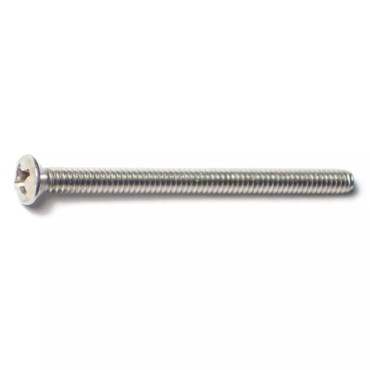 Midwest Fastener #6-32 x 2 In. 18-8 Stainless Steel Coarse Thread Phillips Oval Head Machine Screws (10 Ct.)