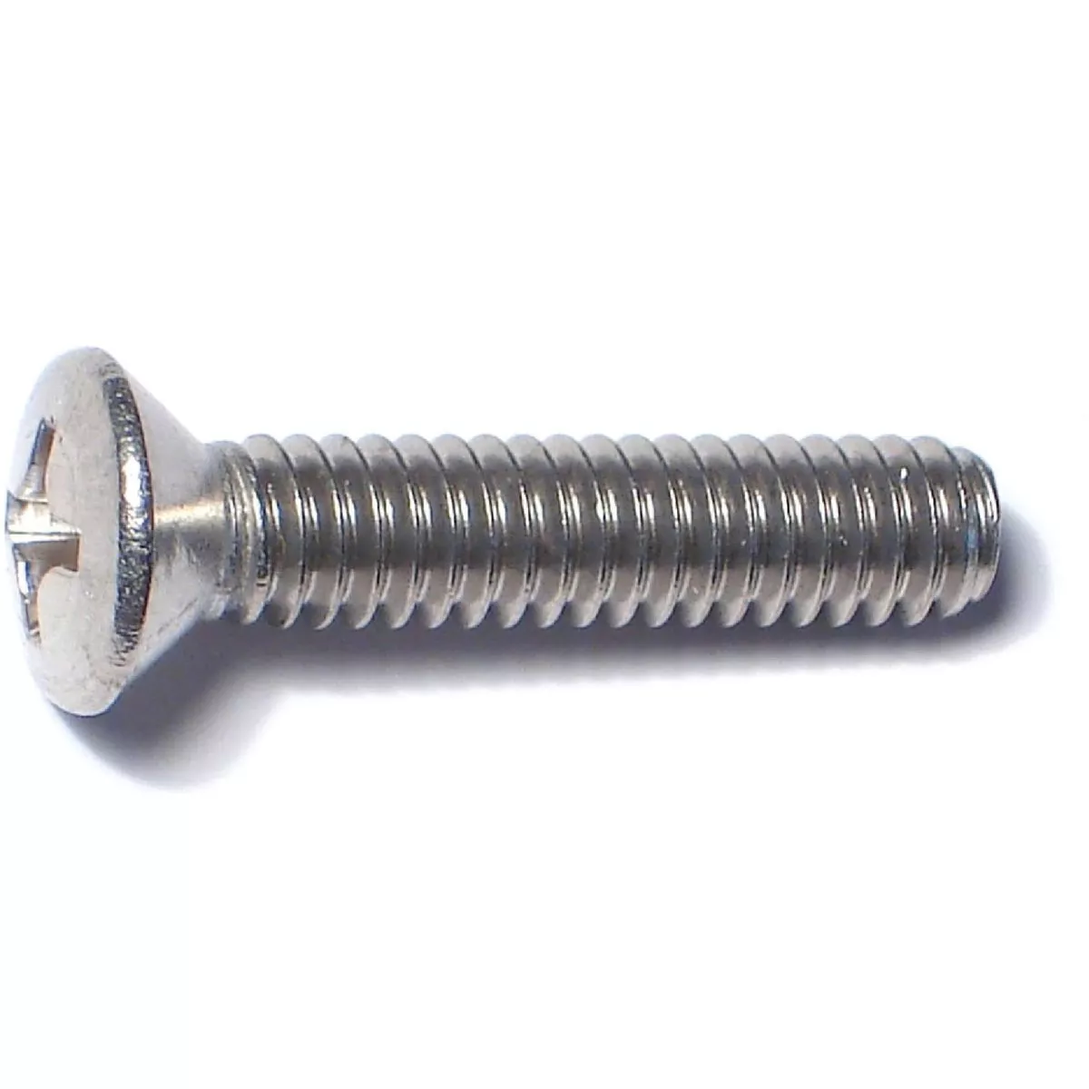 Midwest Fastener 1/4 In.-20 x 1-1/4 In. 18-8 Stainless Steel Coarse Thread Phillips Oval Head Machine Screws (8 Ct.)
