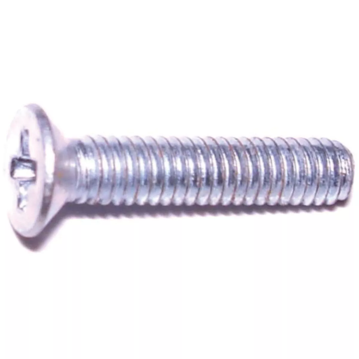 Midwest Fastener 2.5mm-0.45 x 12mm Zinc Plated Class 4.8 Steel Coarse Thread Phillips Flat Head Machine Screws