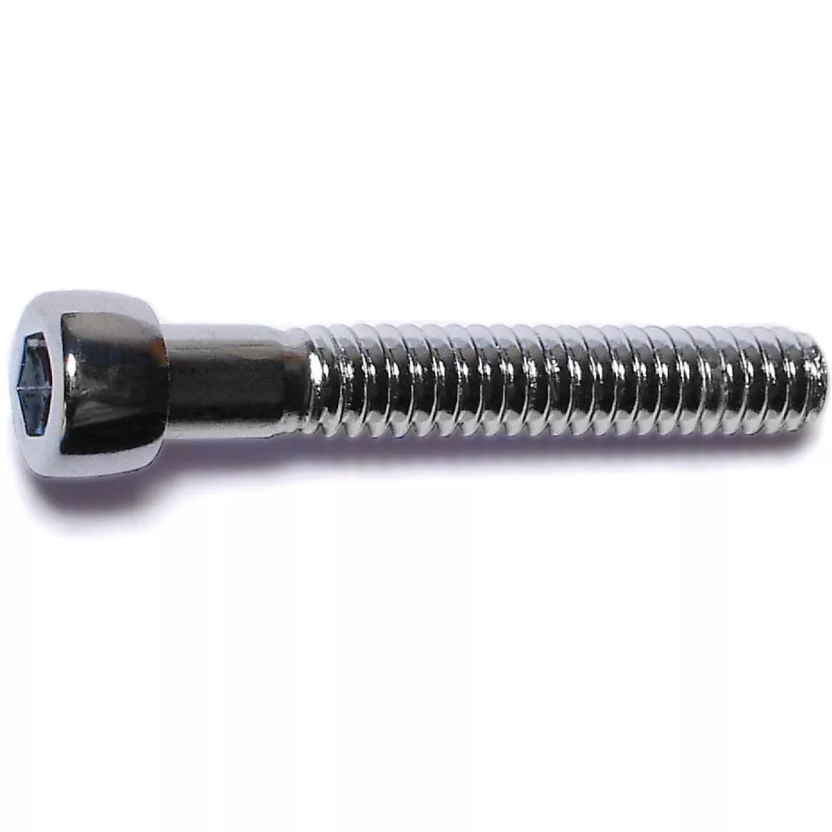 Midwest Fastener #10-24 x 1-1/4 In. Chrome Plated Steel Coarse Thread Smooth Head Socket Cap Screws
