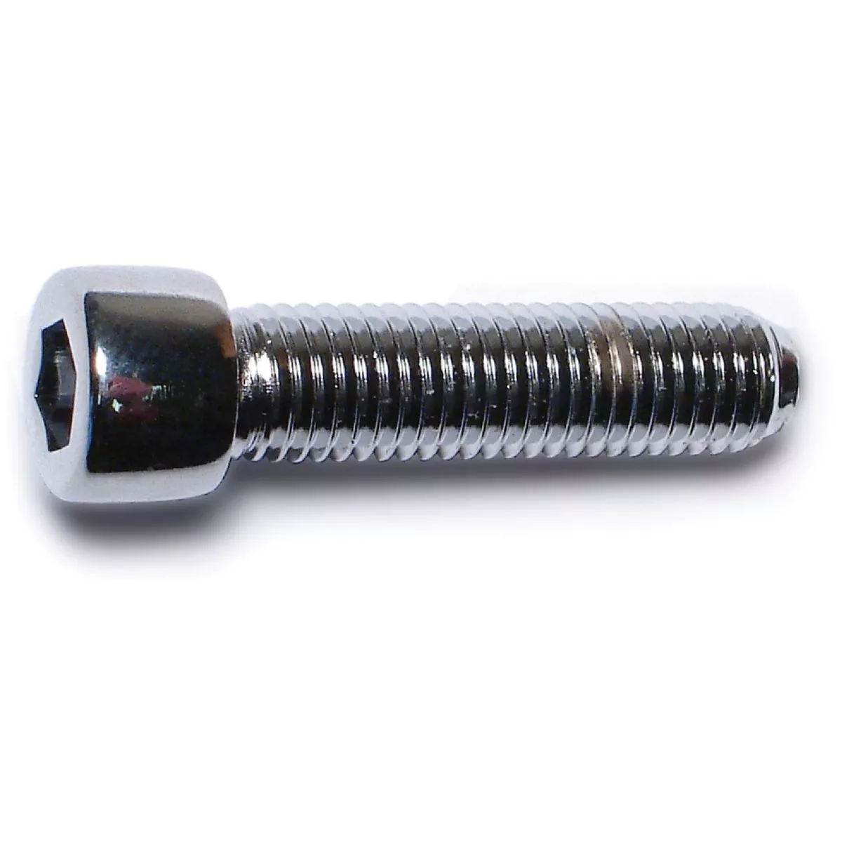 Midwest Fastener 1/4 In.-28 x 1 In. Chrome Plated Steel Fine Thread Smooth Head Socket Cap Screws