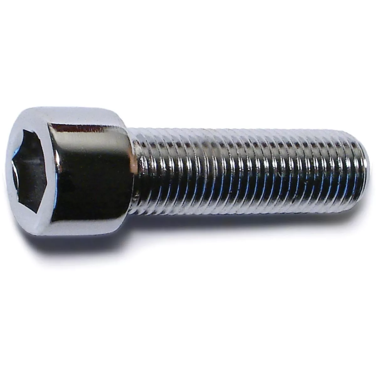 Midwest Fastener 3/8 In.-24 x 1-1/4 In. Chrome Plated Steel Fine Thread Smooth Head Socket Cap Screws (10 Ct.)