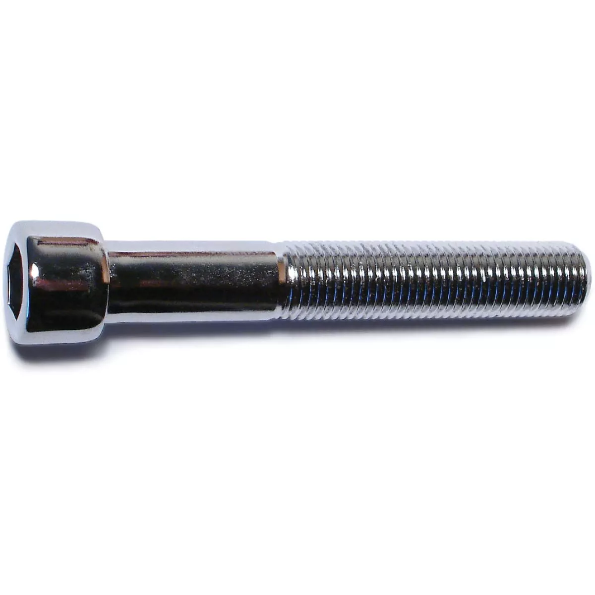 Midwest Fastener 3/8 In.-24 x 2-1/2 In. Chrome Plated Steel Fine Thread Smooth Head Socket Cap Screws (6 Ct.)