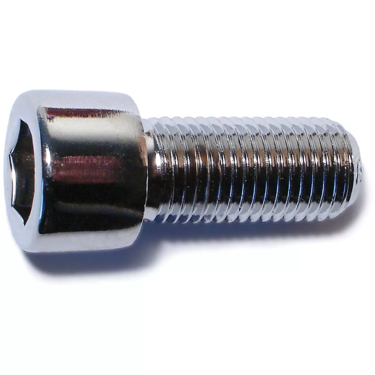Midwest Fastener 7/16 In.-20 x 1 In. Chrome Plated Steel Fine Thread Smooth Head Socket Cap Screws (5 Ct.)