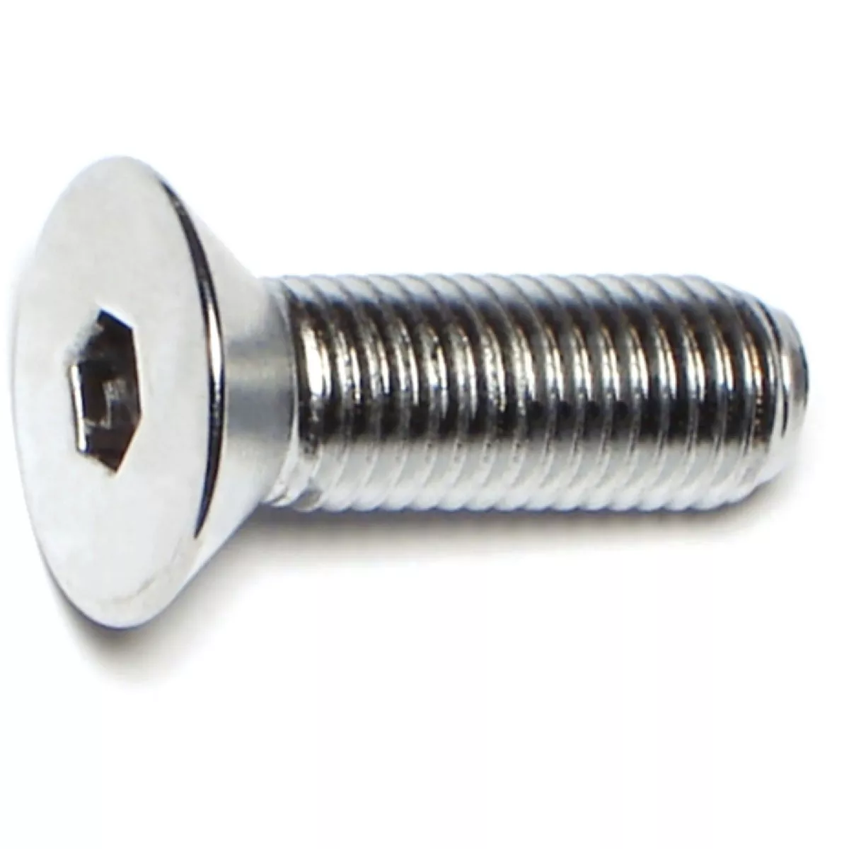 Midwest Fastener 5/16 In.-24 x 1 In. Chrome Plated Grade 8 Steel Fine Thread Flat Head Socket Cap Screws (10 Ct.)