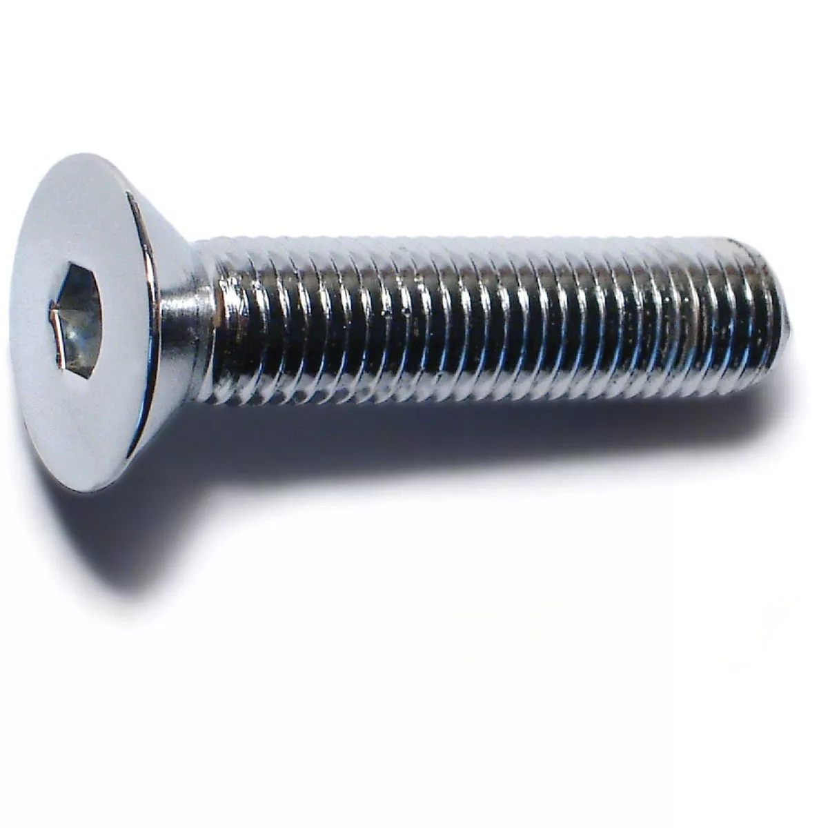 Midwest Fastener 5/16 In.-24 x 1-1/2 In. Chrome Plated Steel Fine Thread Flat Head Socket Cap Screws (10 Ct.)