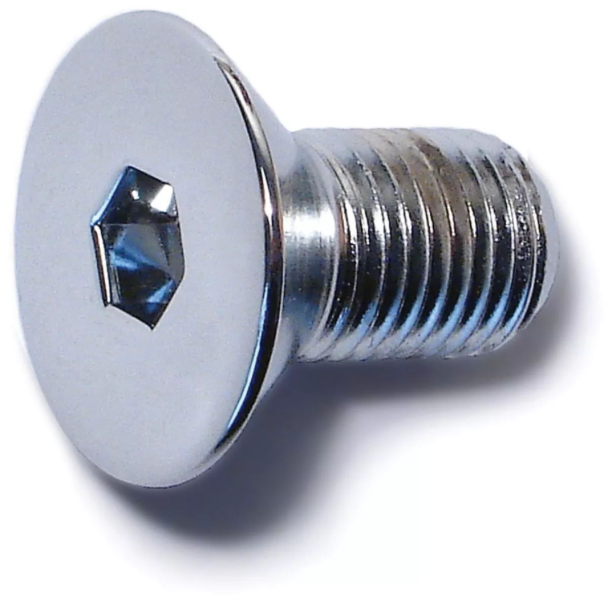 Midwest Fastener 3/8 In.-24 x 3/4 In. Chrome Plated Steel Fine Thread Flat Head Socket Cap Screws (8 Ct.)