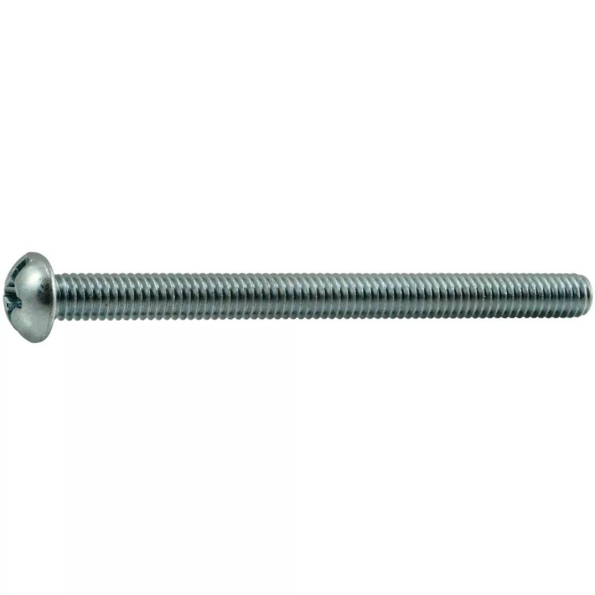 Midwest Fastener 5/16 In.-18 x 4 In. Zinc Plated Steel Coarse Thread Combo Round Head Machine Screws (8 Ct.)-