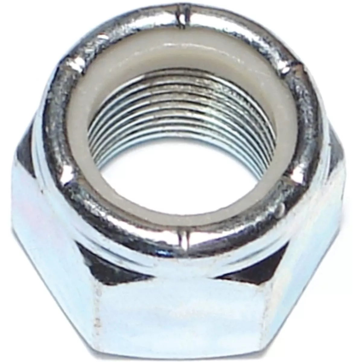 Midwest Fastener 3/4 In.-16 Zinc Plated Grade 2 Steel Fine Thread Nylon Insert Lock Nuts (4 Ct.)