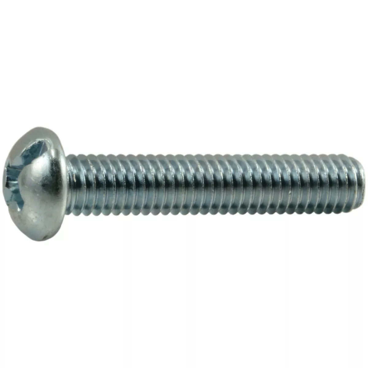 Midwest Fastener 3/8 In.-16 x 2 In. Zinc Plated Steel Coarse Thread Combo Round Head Machine Screws (12 Ct.)-