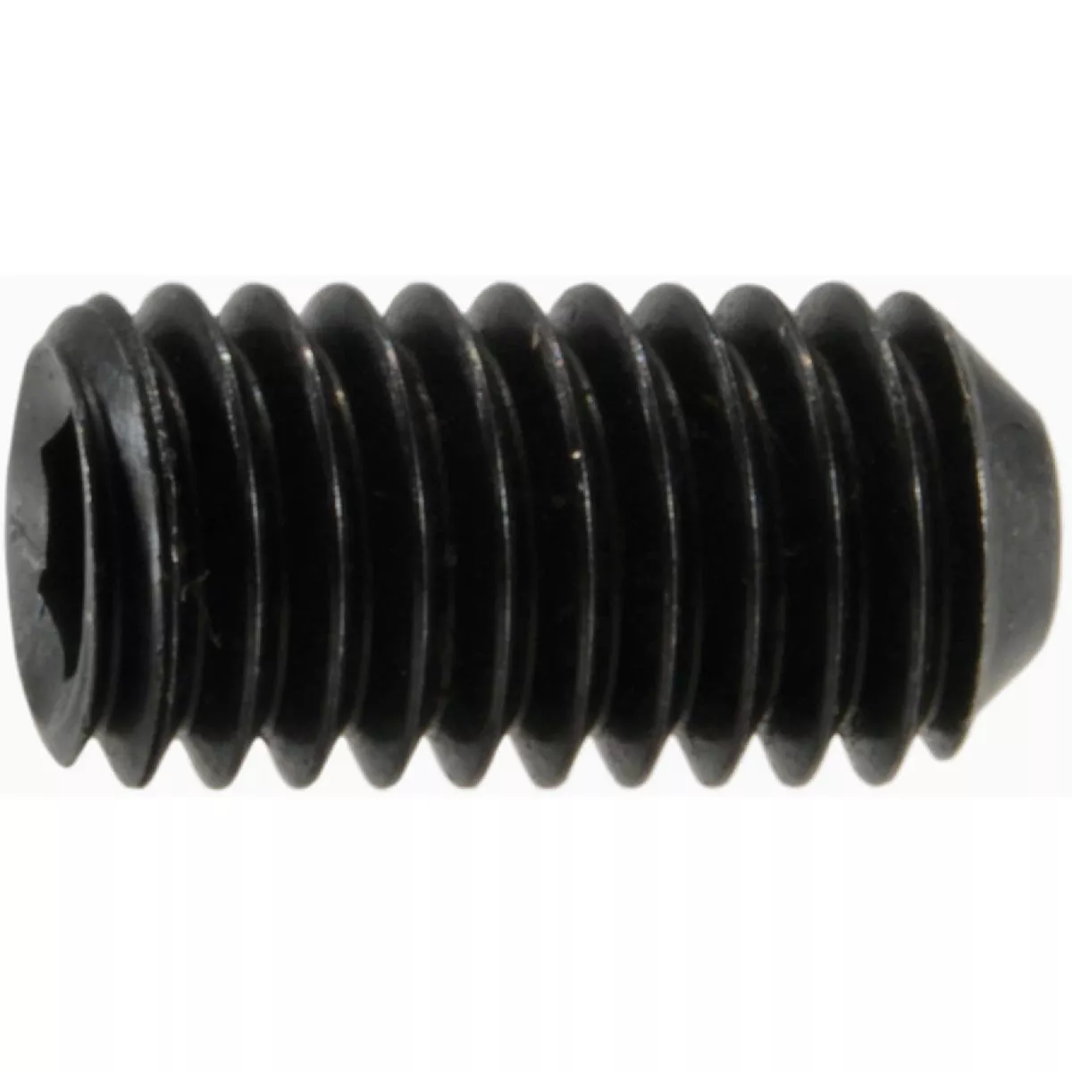 Midwest Fastener #10-32 x 3/8 In. Steel Fine Thread Hex Socket Headless Set Screws