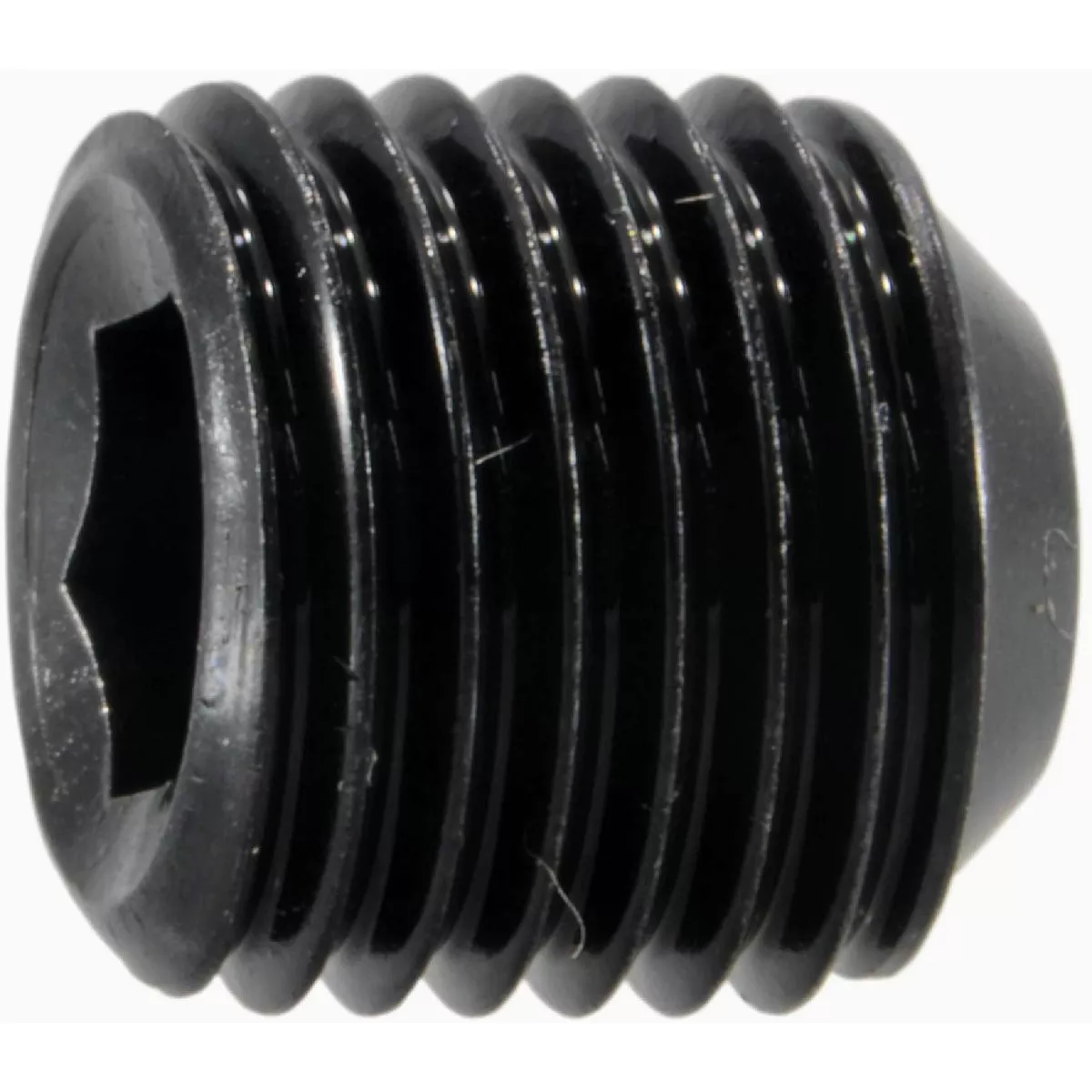 Midwest Fastener 3/8 In.-24 x 3/8 In. Steel Fine Thread Hex Socket ...